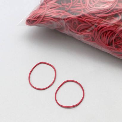 Gumki recepturki, kolor czerwony 1 mm | 30 mm