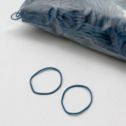 Gumki recepturki, kolor niebieski 1 mm | 40 mm