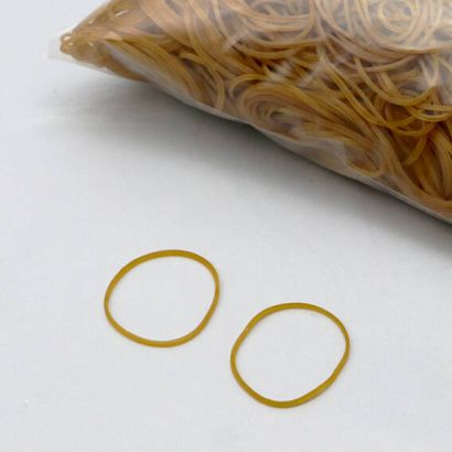 Gumki recepturki, kolor ecru 1,5 mm | 40 mm