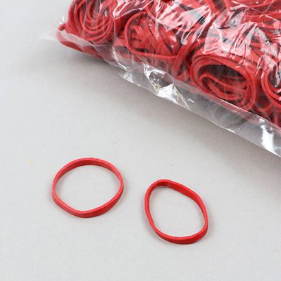 Gumki recepturki, kolor czerwony 3 mm | 40 mm