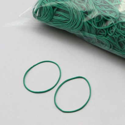 Gumki recepturki, kolor zielony 1 mm | 50 mm