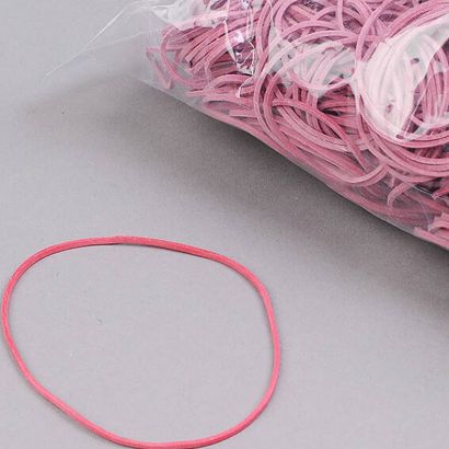 Gumki recepturki, kolor czerwony 1 mm | 60 mm