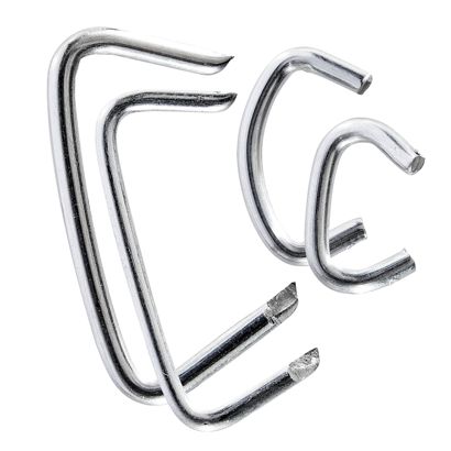 Klamry C Hog Ring, ocynkowane 