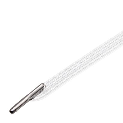 Gumka introligatorska płaska z dwoma metalowymi zakuwkami biały | 230 mm