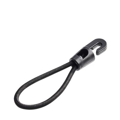 Plastikowy haczyk z gumką null | 90 mm