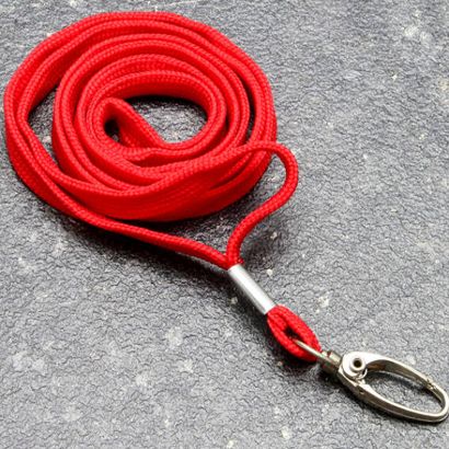 Smycz do identyfikatora, szerokość 10 mm null | z karabińczykiem