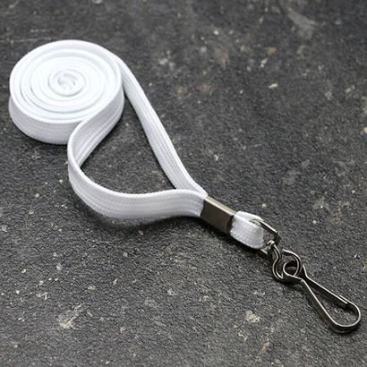 Smycz do identyfikatora, szerokość 10 mm null | z obrotowym metalowym haczykiem