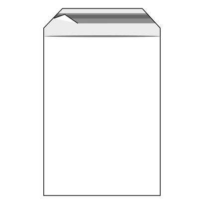 Torebki z klapką, folia PE 300 x 400 mm