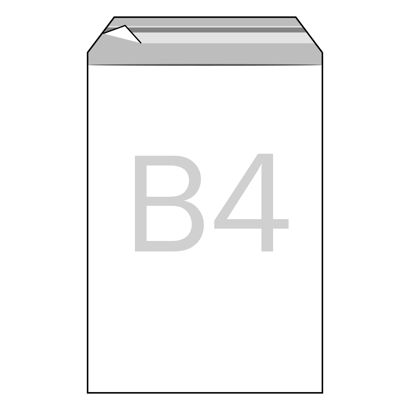 Torebki z klapką, folia PP 250 x 350 mm | 50 µm