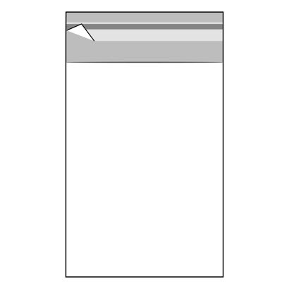 Torebki z klapką, folia OPP 95 x 130 mm