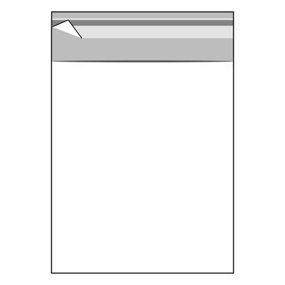 Torebki z klapką, folia OPP 150 x 180 mm