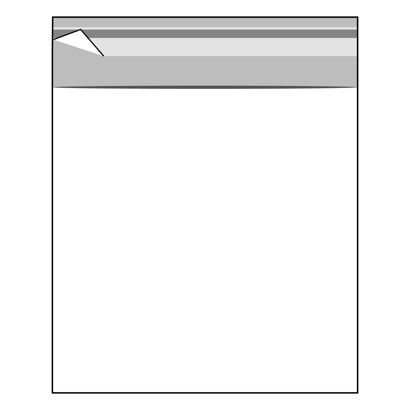 Torebki z klapką, folia OPP 300 x 300 mm