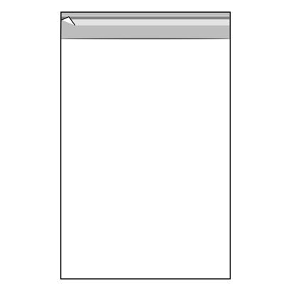 Torebki z klapką, folia OPP 310 x 440 mm - A3