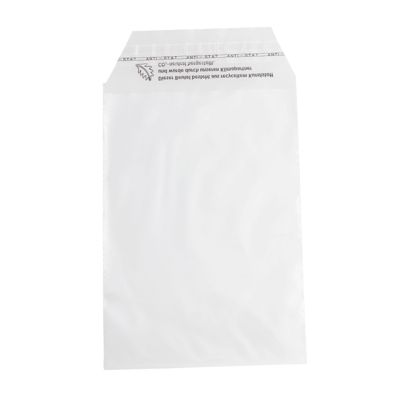 Torebki z klapką, folia PE 119 x 162 mm - C6 - recyklingu  | 50 µm