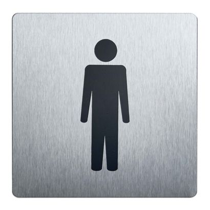 Tabliczki informacyjne, stal nierdzewna, 90 x 90 mm null