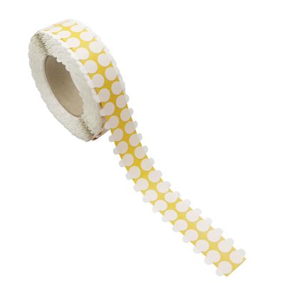 Kółka samoprzylepne, dwustronne, PET, klej trwały/trwały 15 mm | 5.000 STK