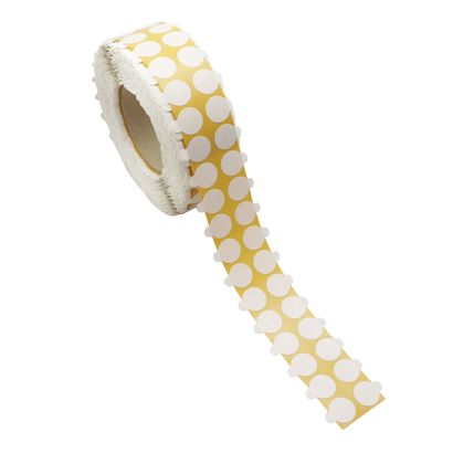 Kółka samoprzylepne, dwustronne, PET, klej trwały/trwały 20 mm | 5.000 STK