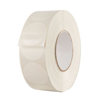 Kółka samoprzylepne, klej trwały, perforowane 50 mm | 2.500 STK
