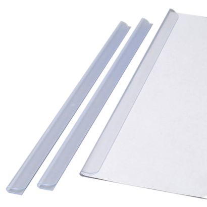 Listwy wsuwane A5, kolor przezroczysty, 3-4 mm 