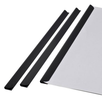 Listwy wsuwane A5, kolor czarny, 3-4 mm 