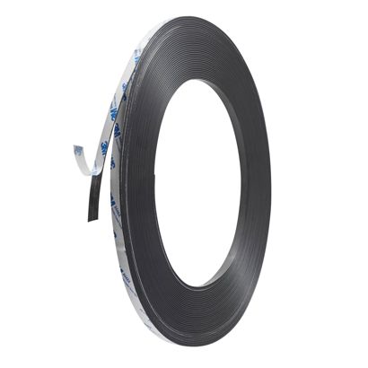 Taśma magnetyczna, samoprzylepna, mocna 10 mm | 30 m | 1,5 mm