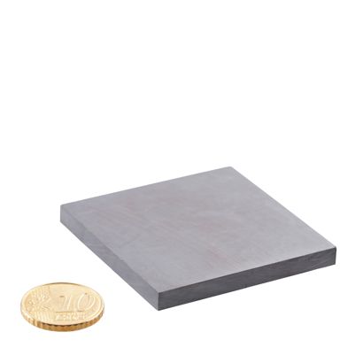 Magnesy sztabkowe, magnes ferrytowy, Y35 50 x 50 mm | 5 mm