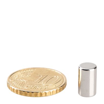 Magnesy neodymowe walcowe 6 mm | 10 mm