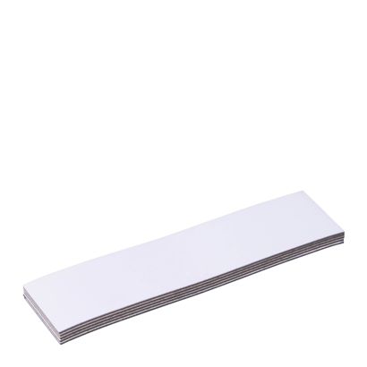 Zapisywalne etykiety magnetyczne null | 20 x 80 mm