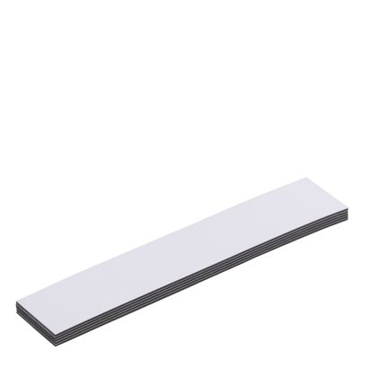 Zapisywalne etykiety magnetyczne null | 20 x 100 mm