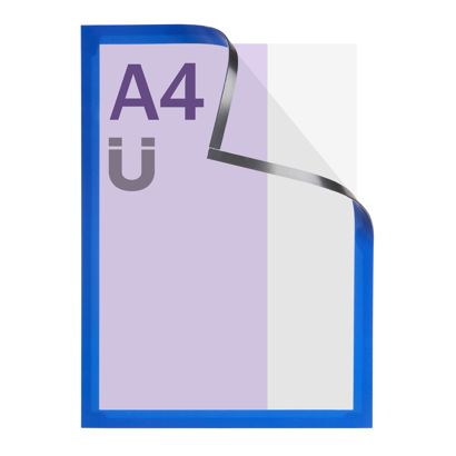 Ramka magnetyczna A4, magnetyczna niebieski 