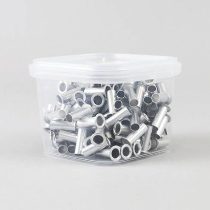 Oczka zatrzaskowe 6,5 mm, 20 - 50 arkuszy, kolor srebrny 6.5 mm