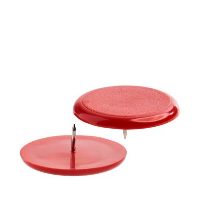 Pinezki, ø = 30 mm czerwony  | pakowane po 100 sztuk 