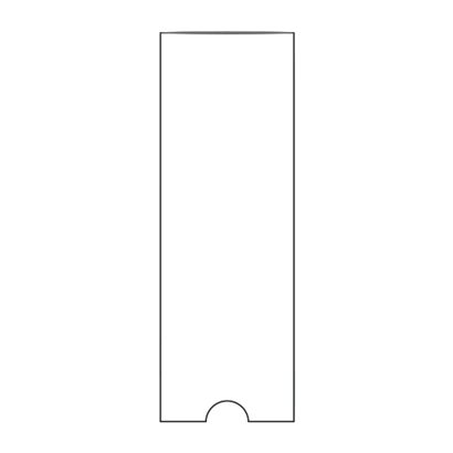 Kieszenie na dokumenty, prostokątne, otwarty krótki bok 35 x 102 mm