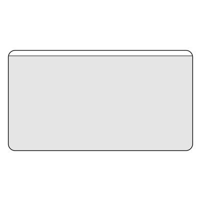 Kieszonki na wizytówki, samoprzylepne, folia PP, kolor przeźroczysty null | 110 x 60 mm