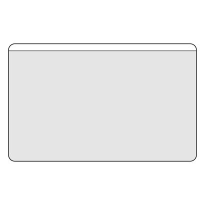 Kieszonki na wizytówki, samoprzylepne, folia PP, kolor przeźroczysty null | 115 x 72 mm