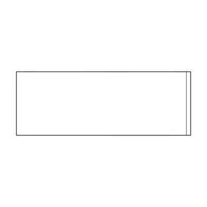 Kieszenie na dokumenty, prostokątne, otwarty krótki bok 44 x 120 mm