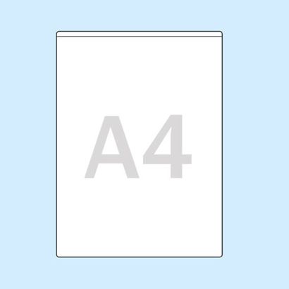 Kieszenie na dokumenty, samoprzylepne A4  | krótka krawędź  |   | PP 
