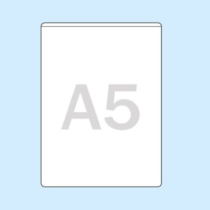 Kieszenie na dokumenty, samoprzylepne A5  | krótka krawędź  |   | PP 