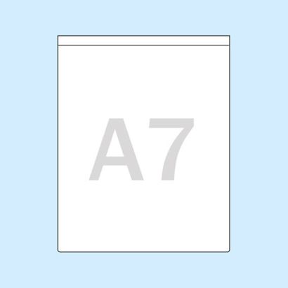 Kieszenie na dokumenty, samoprzylepne A7  | krótka krawędź  |   | PP 