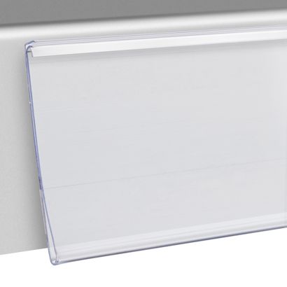 Listwy cenowe DBR, samoprzylepne, z zatrzaskiem typu C do przyklejania (taśma standardowa) | 64 mm | 1.000 mm
