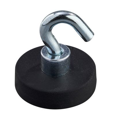 Magnes z haczykiem w gumowej powłoce 22 mm | null