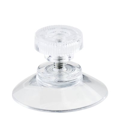 Przyssawka z gwintem i przeźroczystą nakrętką null | 30 mm | M4, długość 6 mm