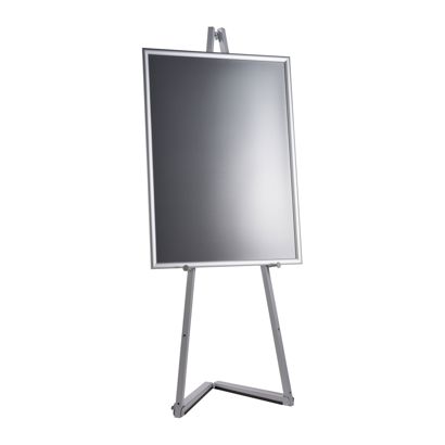 Mobilny aluminiowy stojak z ramą zatrzaskową null | A1 594 x 841 mm | 1.500 mm