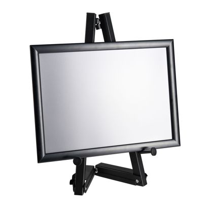 Mobilny aluminiowy stojak z ramą zatrzaskową null | A3 297 x 420 mm | 500 mm