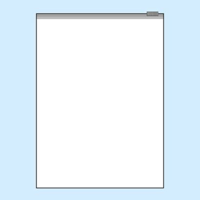 Woreczki z zamknięciem typu zip, folia PE 480 x 640 mm | 70 µm