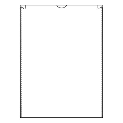 Okładki ochronne, 148 x 210 mm, otwarty krótki bok, kolor przezroczysty 