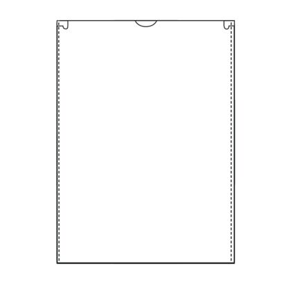 Okładki ochronne, 210 x 297 mm, otwarty krótki bok, kolor przezroczysty 