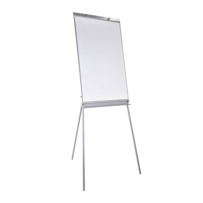 Flipchart z tablicą suchościeralną, na trójnogu 