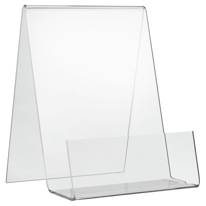 Akrylowe stojaki na książki 105 x 135 mm (A6) 