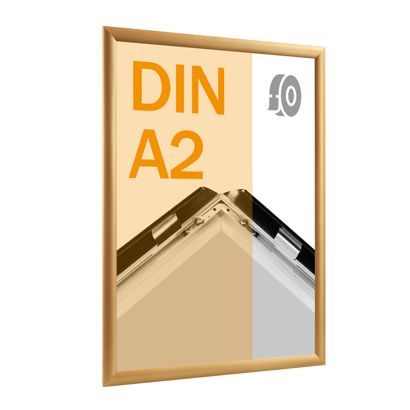 Ramka zatrzaskowa, aluminiowa, A2, samoprzylepna null | null